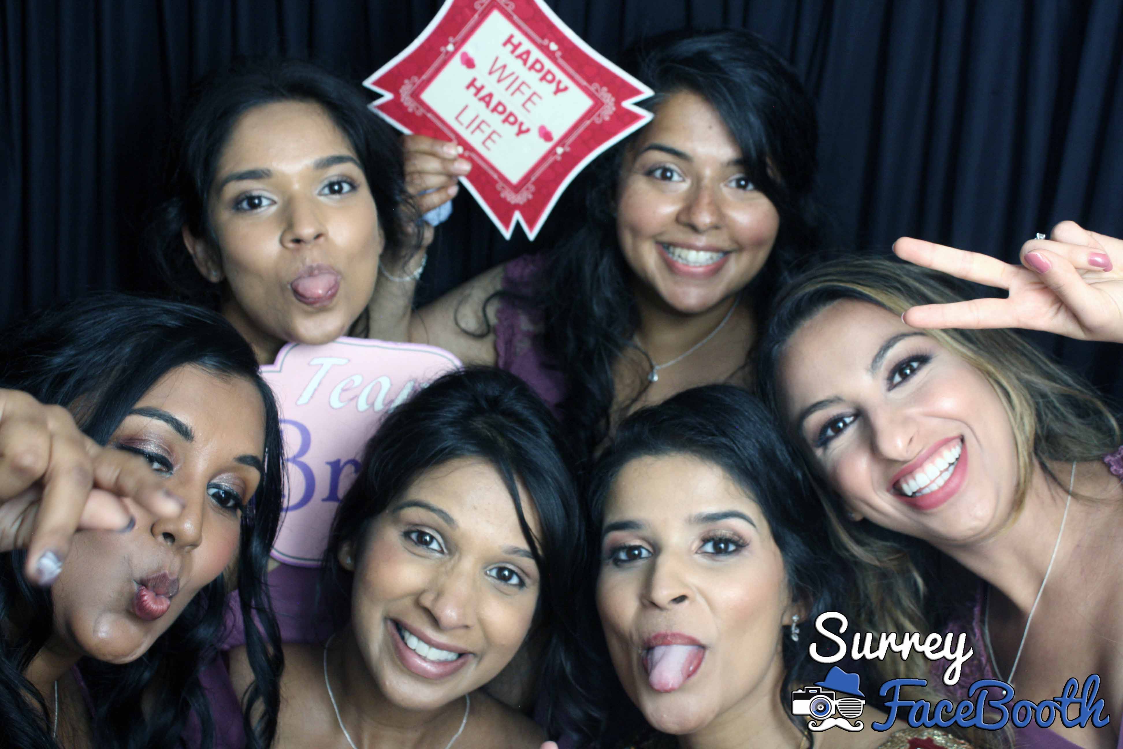 Lisa and Nish's Wedding | View more photos from the event at galleries.surreyfacebooth.co.uk/u/Surrey-FaceBooth/Lisa-and-Nishs-Wedding